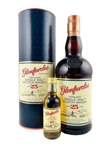 Glenfarclas 25 Year Old + Miniature