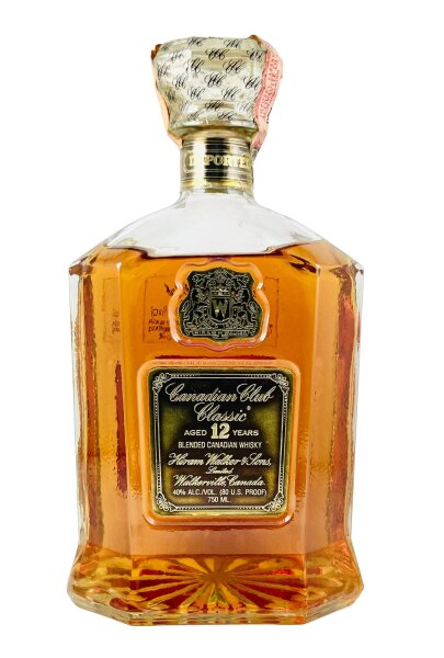 Canadian Club Classic 1970s 12 Jahre Alt Da Spirit Import
