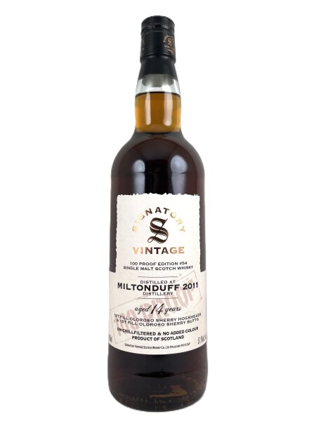 Miltonduff 2011 14 Year Old 100 Proof Edition