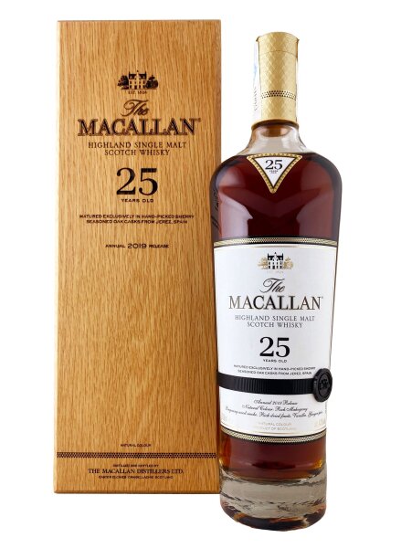 Macallan 25 Year Old Sherry Oak 2019