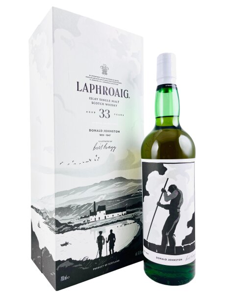 Laphroaig Strong Characters Chapter One Donald Johnston 33 Year Old