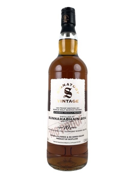 Bunnahabhain Staoisha 2014 10 Jahre Alt 100 Proof Edition