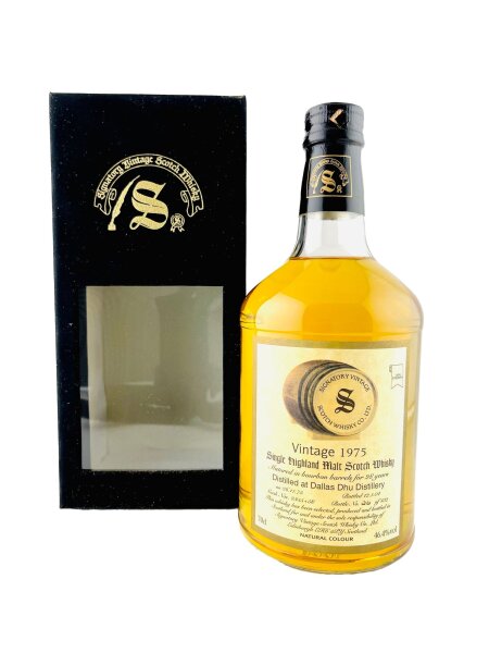 Dallas Dhu 1975 28 Jahre Alt Vintage Collection Dumpy