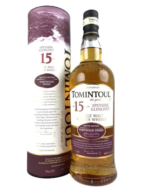 Tomintoul 15 Jahre Alt Port Wood Finish