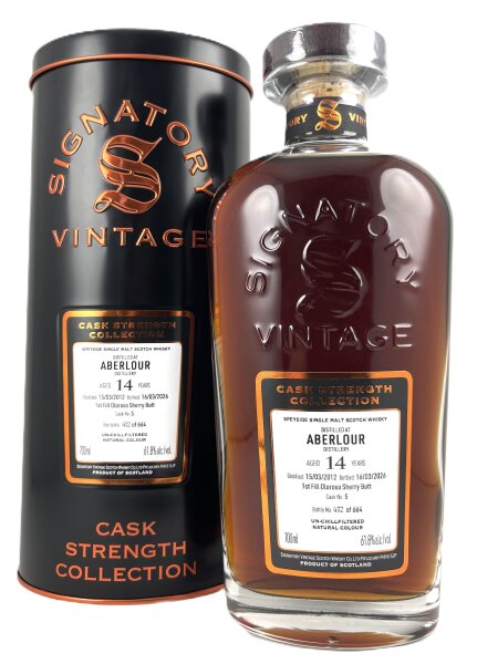 Aberlour 2012 14 Jahre Alt Cask Strength Collection
