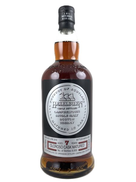 Hazelburn 7 Jahre Alt Oloroso Cask 2026 Release