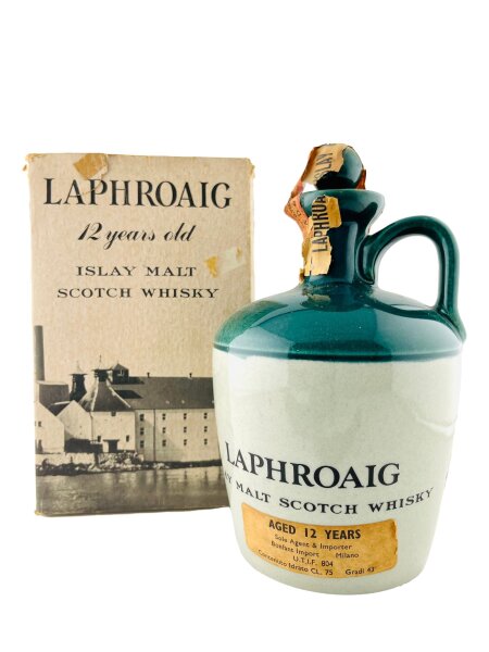 Laphroaig 1970s 12 Jahre Alt Decanter Bonfanti Import
