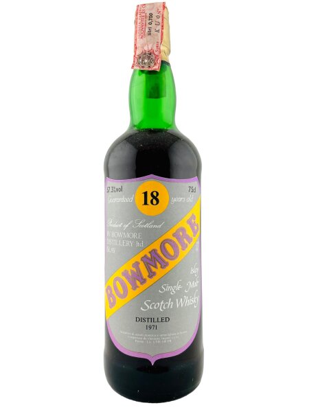 Bowmore 1971 18 Jahre Alt Cask Strength