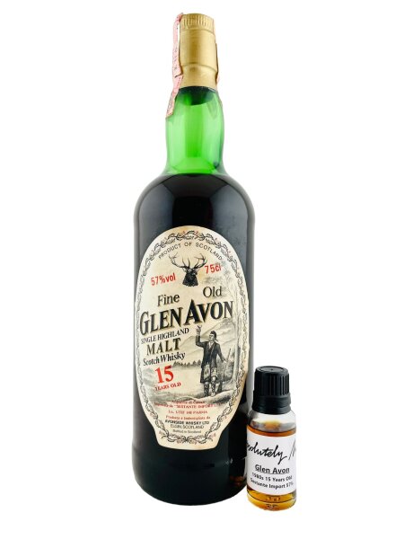 Glen Avon 1980s 15 Jahre Alt Sestante Import + 2cl Sample