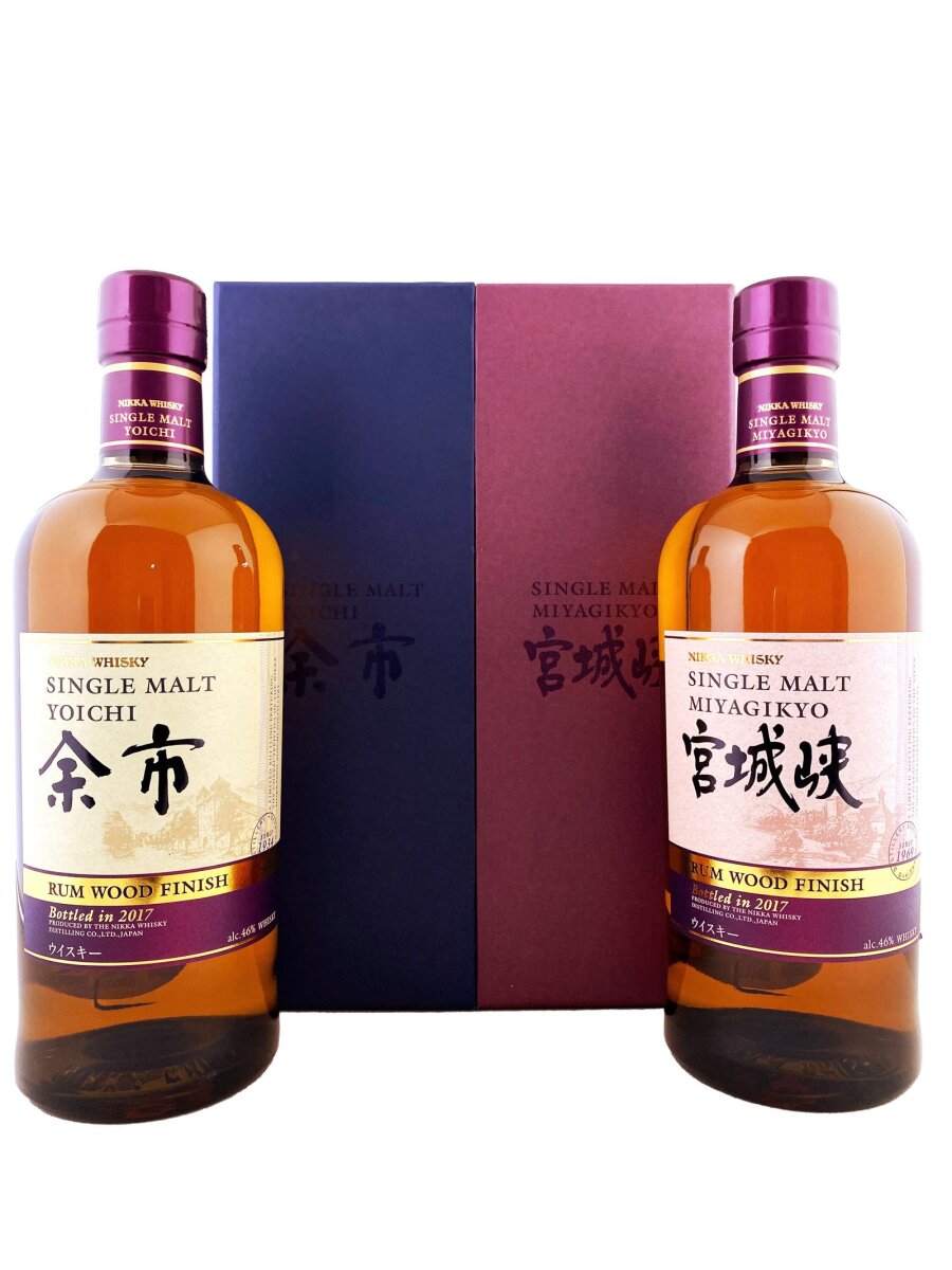 Nikka Yoichi & Miyagikyo Rum Wood Finish, 525,00 €