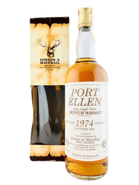Port Ellen 1974 Gordon and MacPhail Antique Meregalli Import 1990