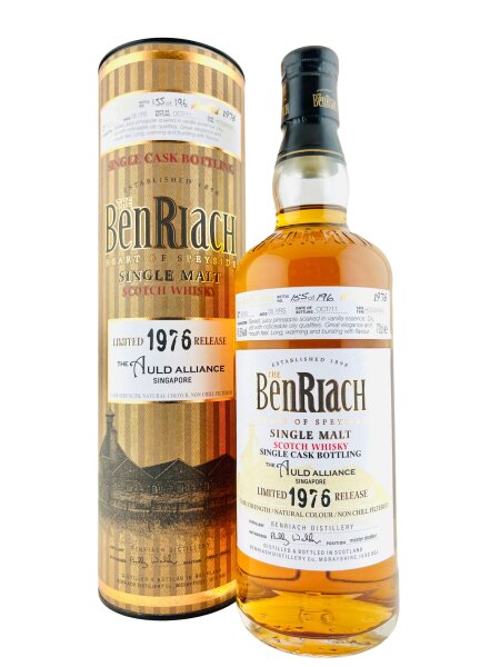 Benriach 1976 35 Jahre Alt The Auld Alliance Singapore