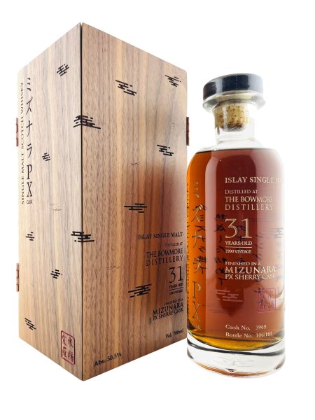Bowmore 1990 31 Jahre Alt Mizunara Finish