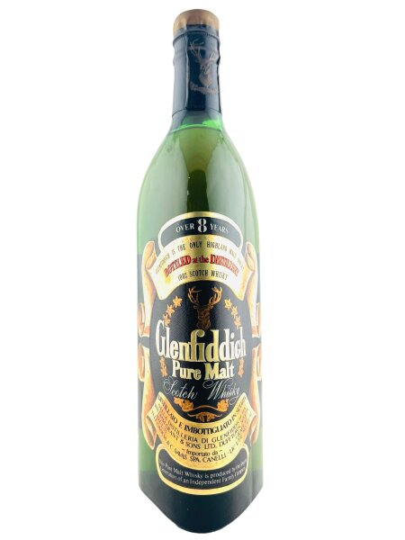 Glenfiddich Over 8 Jahre Alt Gancia Import