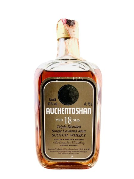 Auchentoshan 1980s 18 Jahre Alt Dumpy Soffiantino Import