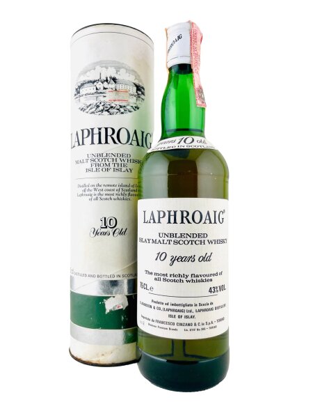 Laphroaig 1980s 10 Jahre Alt Cinzano Import