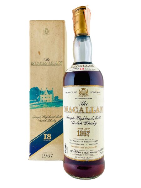 Macallan 1967 18 Jahre Alt Giovenetti Import