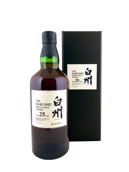Hakushu 25 Year Old - Old Box