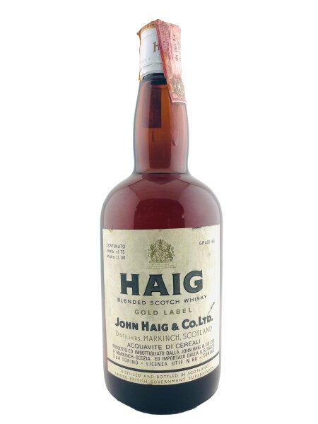 Haigs Gold Label 1970s Sacco Import Gradi 40