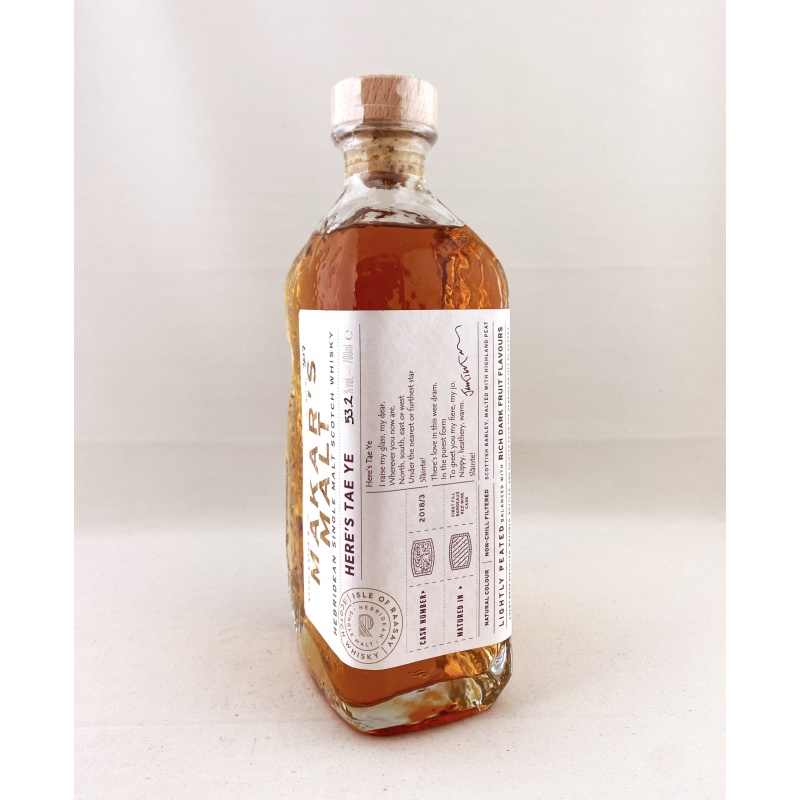 Raasay Makar's Malt Single Cask Here's Tae Ye