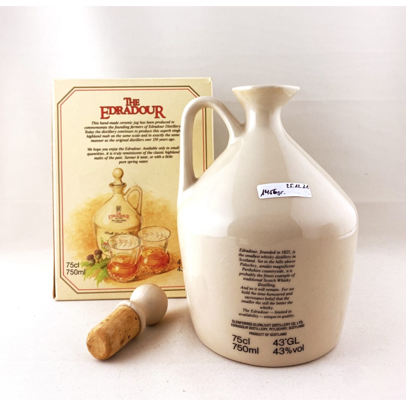 Edradour 1980s 10 Year Old Ceramic Jug