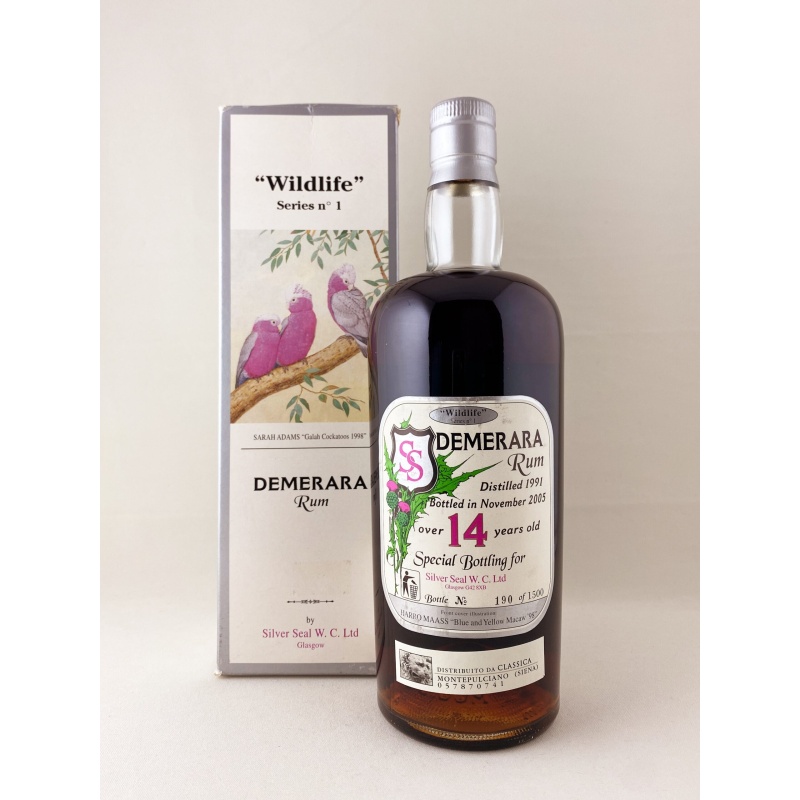 Demerara Rum 1991 14 Year Old Silver Seal Wildlife Series No.1