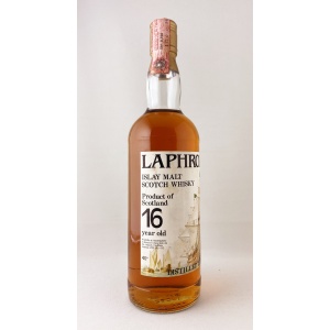 Laphroaig 1968 16 Year Old Ship Label