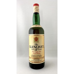 Glenlivet 1980s 12 Year Old Seagram Italia Import