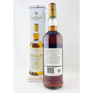 Macallan 12 Year Old Tin Box Gouin Import