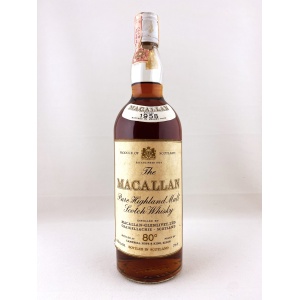 Macallan 1958 Over 15 Years Old Cambell, Hope and King 80 Proof