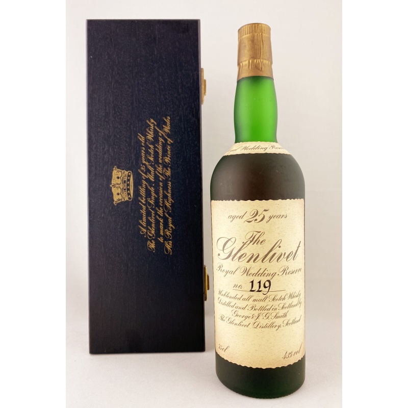 Glenlivet 25 Year Old Royal Wedding Reserve