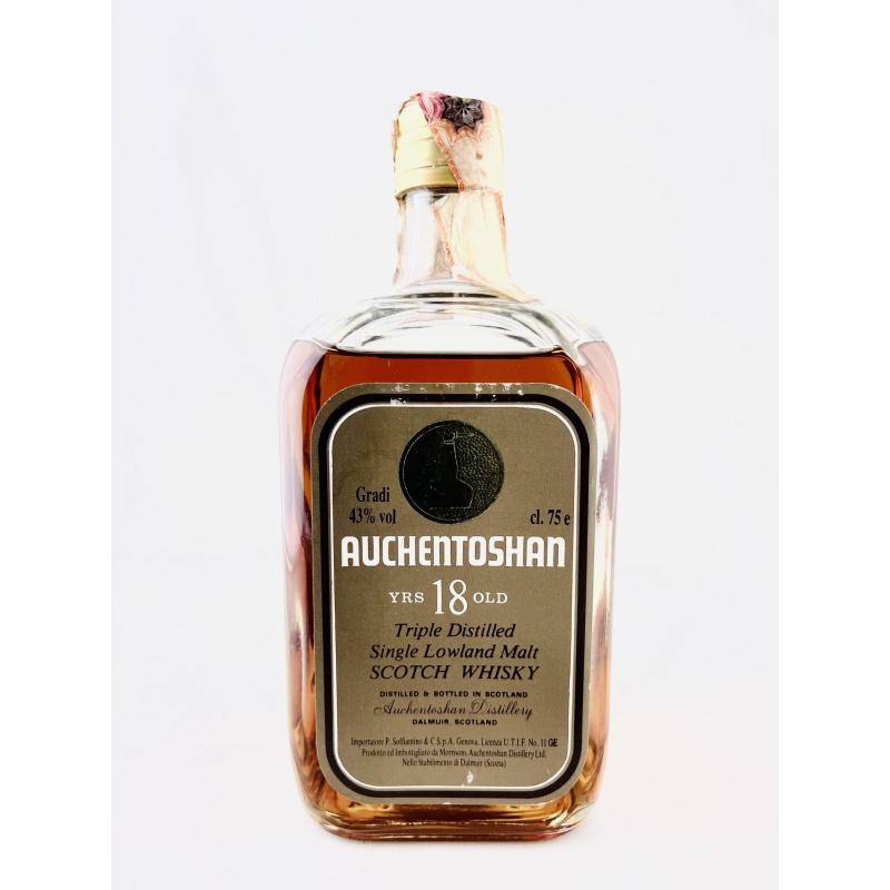 Auchentoshan 1980s 18 Year Old Dumpy Soffiantino Import
