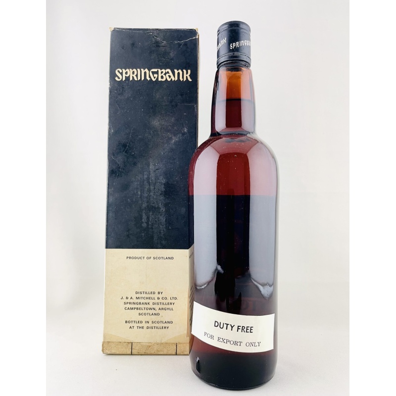 Springbank 1980s 8 Year Old