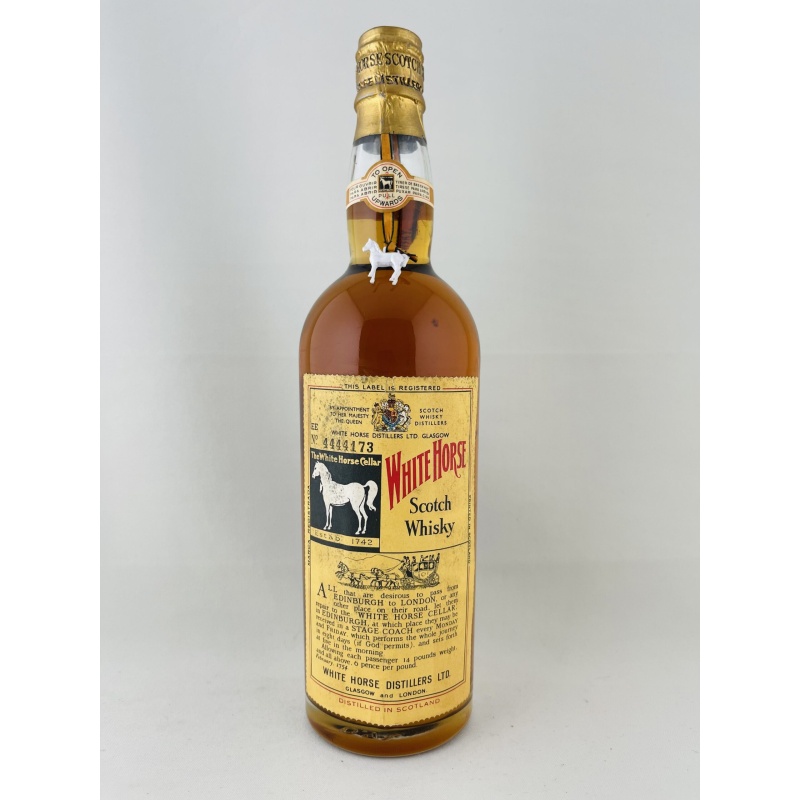 White Horse 1950s Scotch Whisky Spring Cap