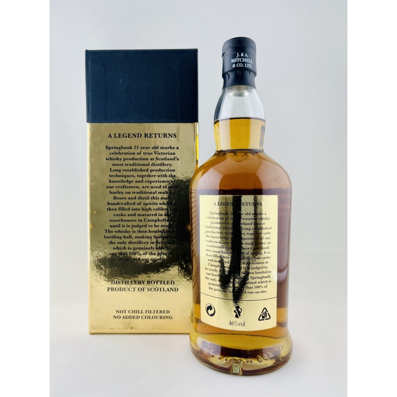 Springbank 21 Year Old 2013 Release