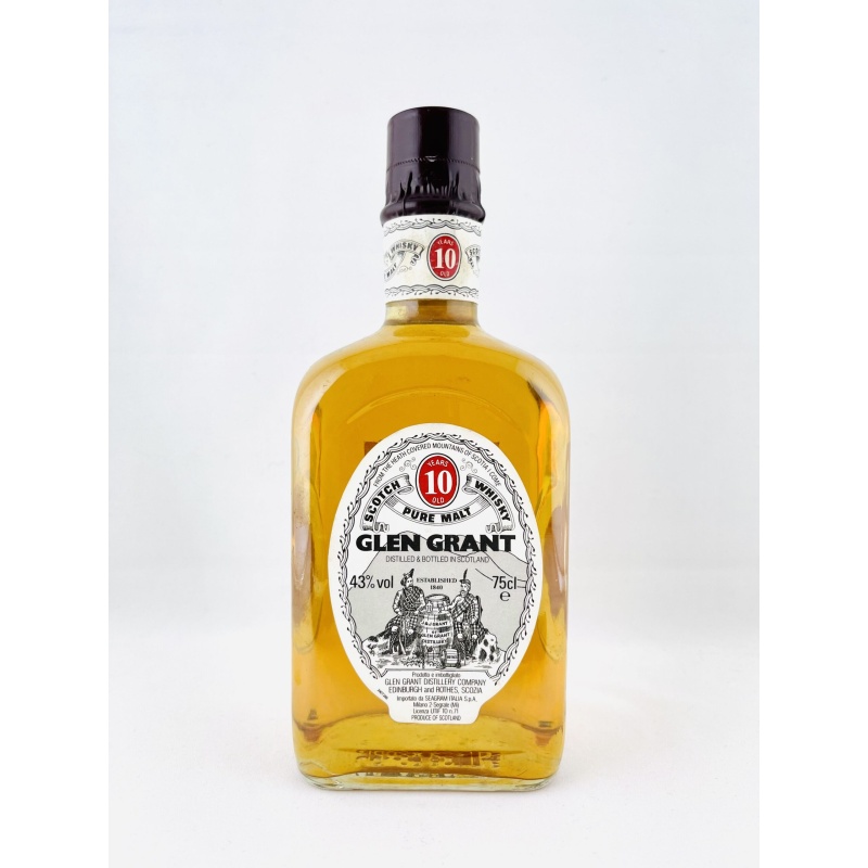 Glen Grant 1980s 10 Year Old Seagram Italia Import