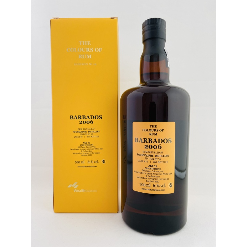 Foursquare 2006 Colours of Rum 15 Year Old Edition No.16