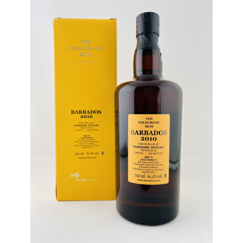 Foursquare 2010 Colours of Rum 11 Year Old Edition No.18