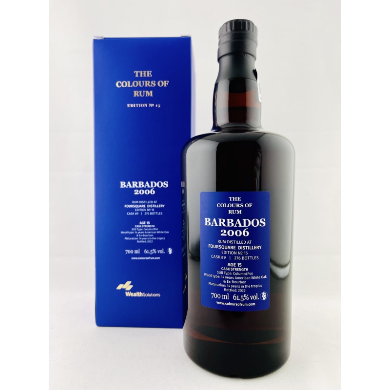 Foursquare 2006 Colours of Rum 15 Year Old Edition No.15