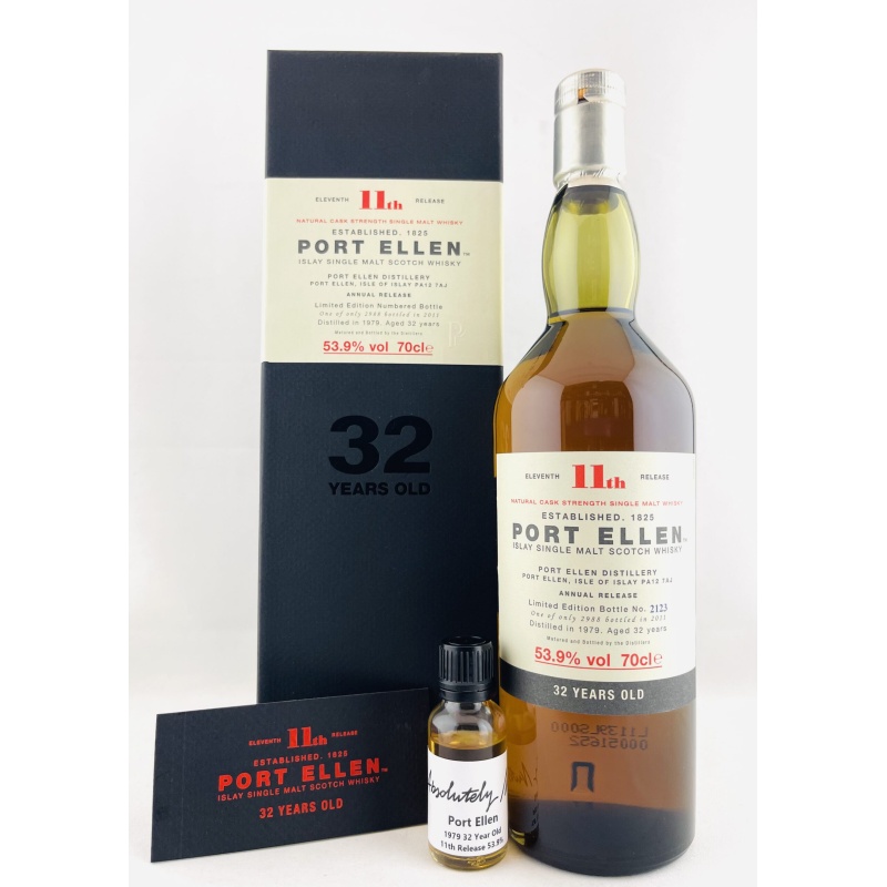 Port Ellen 1979 32 Year Old 11th Release + 2cl Sample