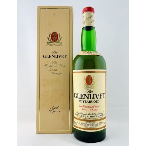 Glenlivet 1980s 12 Year Old Seagram Belgium Import