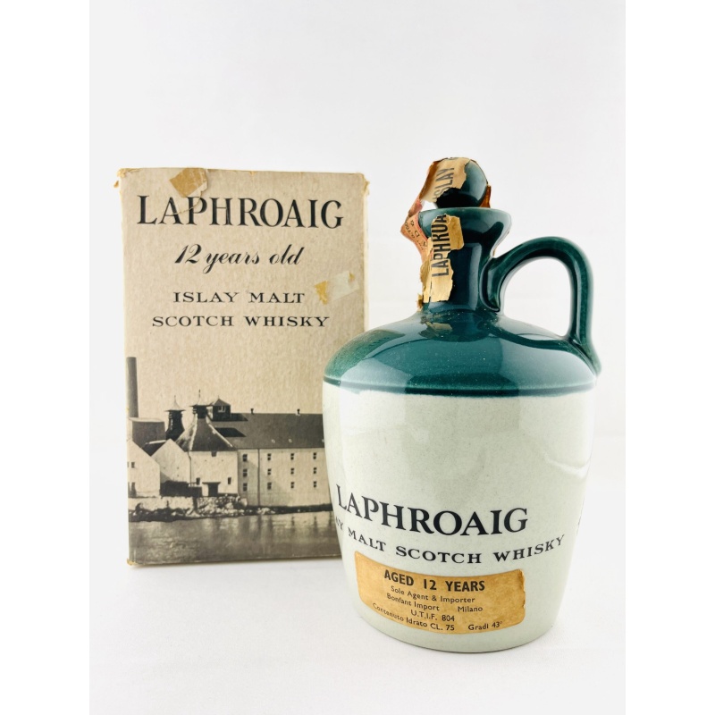 Laphroaig 1970s 12 Year Old Decanter Bonfanti Import