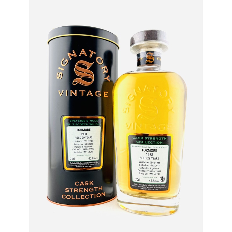 Tormore 1988 29 Year Old Cask Strength Collection