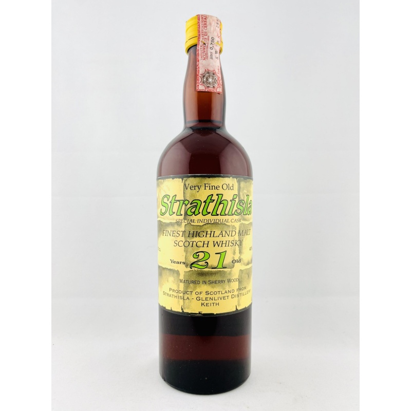 Strathisla 21 Year Old Brick Label