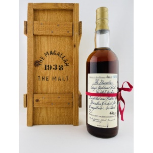 Macallan 1938 Handwritten Label