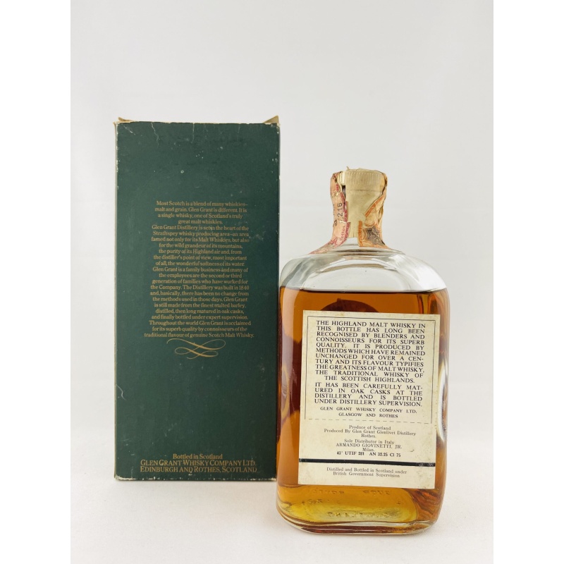 Glen Grant 1960s 10 Year Old Giovinetti import