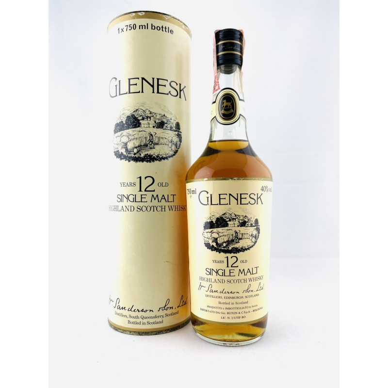 Glenesk 1980s 12 Year Old Edinburgh Buton Import