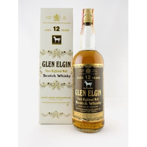 Glen Elgin 1980s 12 Year Old White Horse Carpano Import