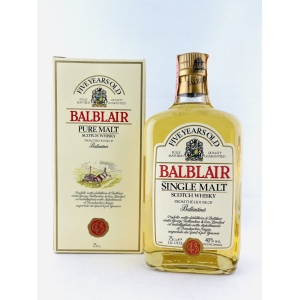 Balblair 1980s 5 Year Old Single Malt Italian import