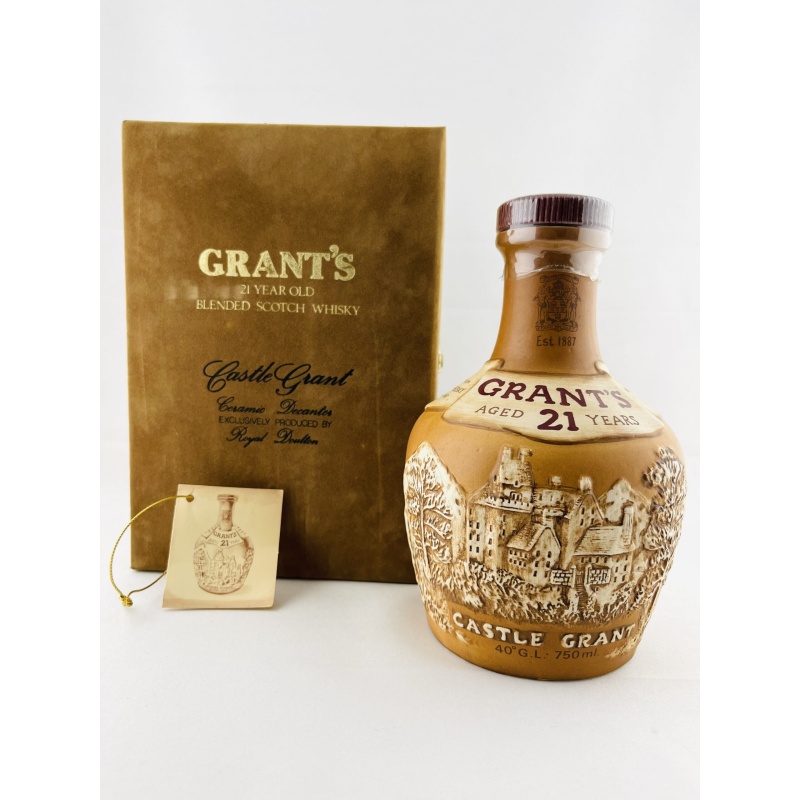 Grant's 1980s 21 Year Old Royal Doulton Decanter
